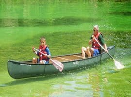 Canoeing the waters of Mo-Ranch