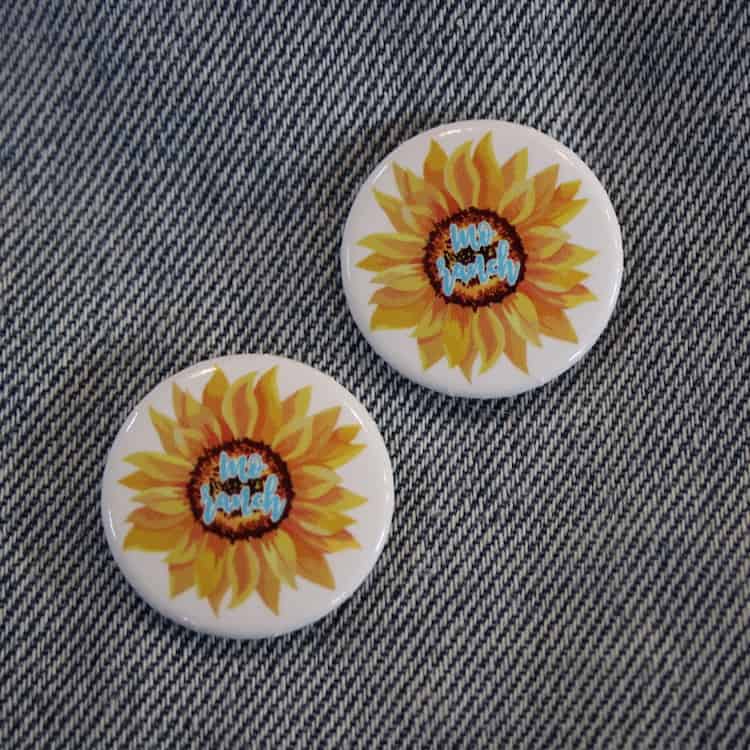 Mo-Ranch Buttons-Sunflower