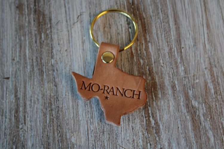 TEXAS LEATHER KEYCHAIN - Image 2