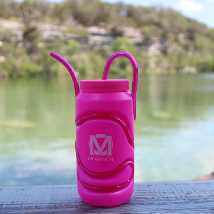 Pink Crazy Straw Bottle