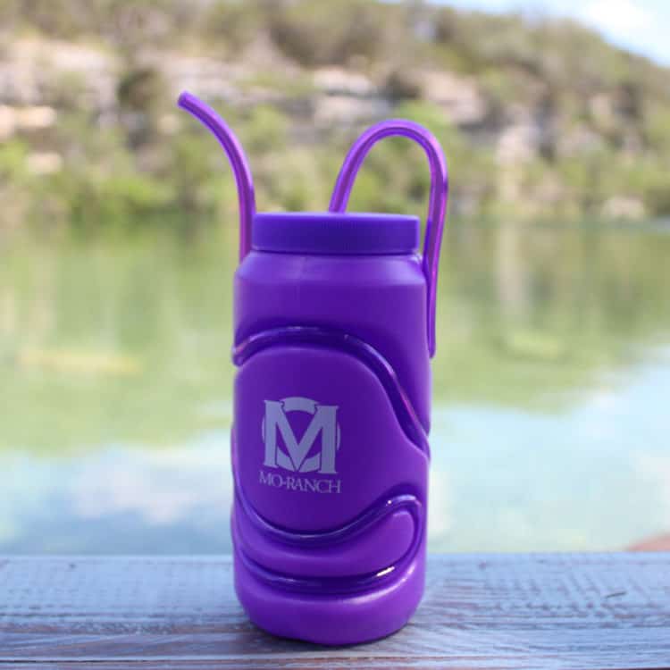 Purple Crazy Straw Bottle